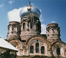 Восстановленией храма Архангела Михаила в п. Ерзовка